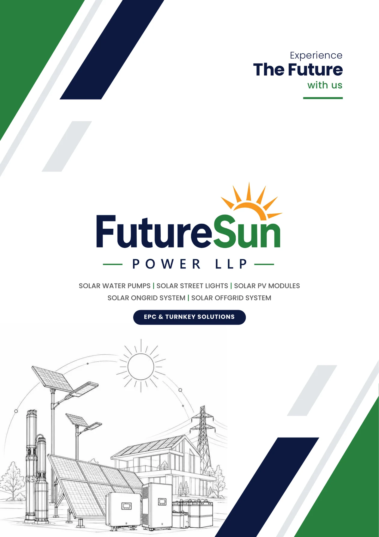 FutureSun Power LLP product catalogue – solar water pumps, street lights, PV modules, on-grid and off-grid systems